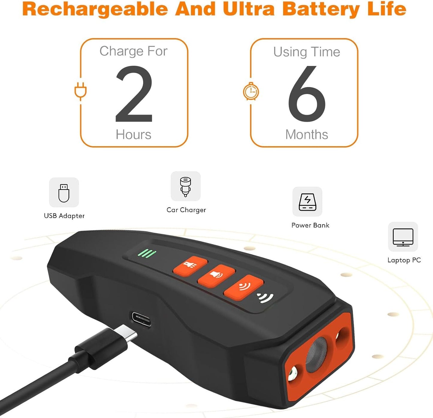 3-in-1 Rechargeable Ultrasonic Dog Training and Bark Management Device