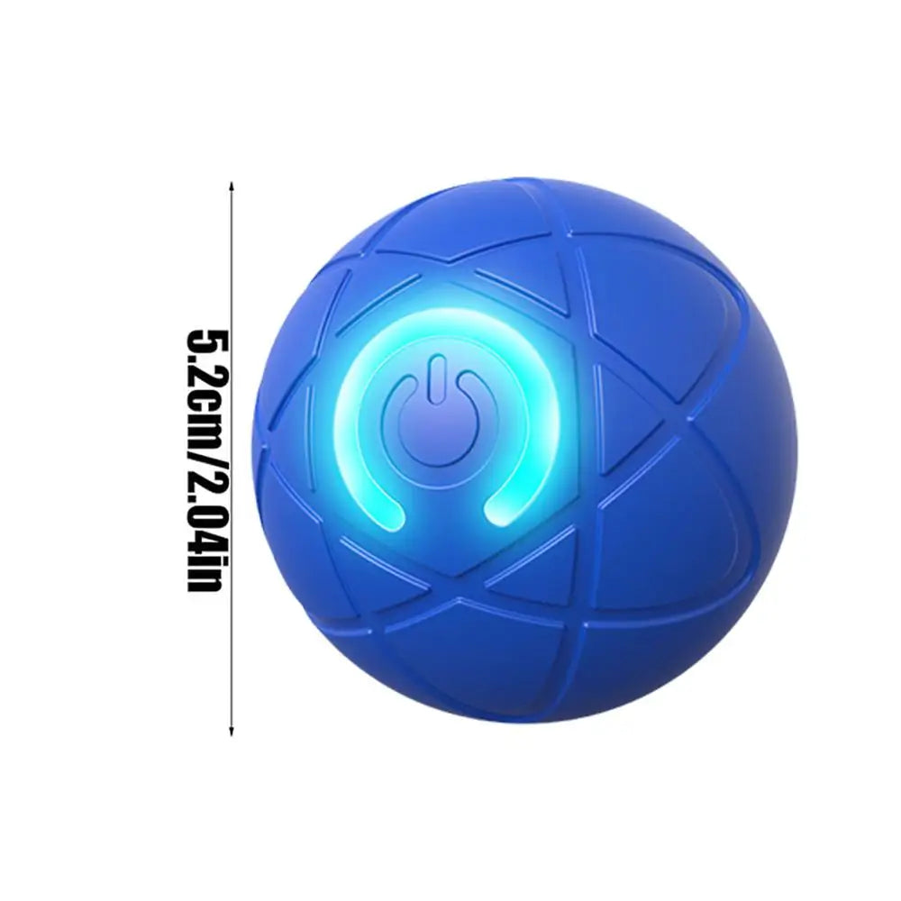 Automatic Interactive Rolling Dog Ball Toy with LED Light and USB Charging
